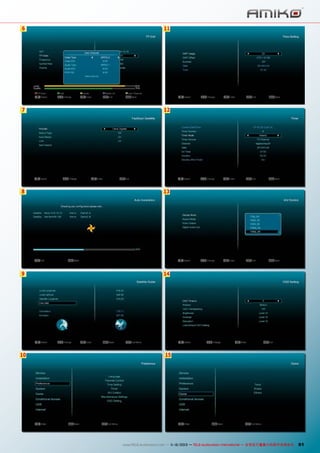 6

11

7

12

8

13

9

14

10

15

www.TELE-audiovision.com — 1
1-12/2013 — TELE-audiovision International — 全球发行量最大的数字电视杂志

61

 