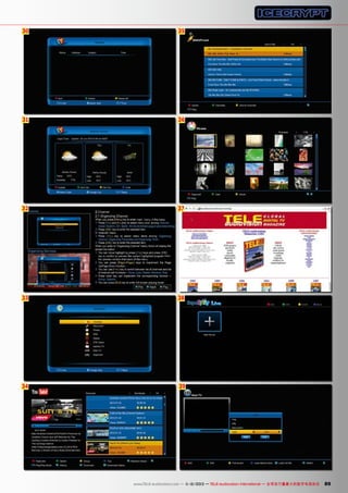 30

35

31

36

32

37

33

38

34

39

www.TELE-audiovision.com — 1
1-12/2013 — TELE-audiovision International — 全球发行量最大的数字电视杂志

89

 