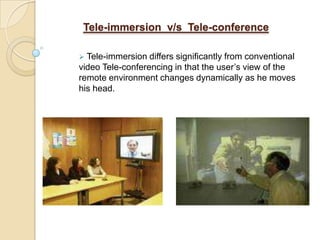 A user sitting in an office at UNC in Chapel Hill, NC, was able to see life like, 3D images of colleagues hundreds of miles away, one in Philadelphia and the other in New York.  The three steps to constructing a holographic environment.The computer recognizes the presence and movements of people and objects.The computer tracks those images.The computer projects those images on a strereoimmersive surface.