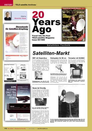 HISTORY             TELE-satellite Archives




                                                    20
                                                    Years
                               Edited by
                   Alexander Wiese




                                                    Ago
                                                    Travel into the Past
                                                    TELE-satellite Magazine
                                                    Issue 05/1989




                                                     ����������������
                                                     �������� ����������                              ���������������������                        �������������� ������
                                                     ���� ���� �������� ���� ����������               �������� ��������� �������� ���� �����       ���� ����� ������� �������������������
                                                     ��� ����� ���� �������� ������� ���� ����        ���������������� ���� ���������� ���� ����   ������� ������������� ���������������
                                                     ��� ���� ���������� ���������� �������           �� ������������ ��� ��������� ������         ���� ������� ������� ������ ����� �������� ���
                                                     ���� ������ ���������� ����������������          ������ ����� ���� ���� ����������������      ����� ������������
                                                     ���� ���� ������� ����� ��������� ���� ���
                                                     ��������� �������������� ���� �����
                                                     ���� ��������������� ���������������� ���
                                                     ���������� ����������� ���� ���� ���� ����
                                                     ���� �������������� ���� ���� ��
                                                     ����������� ���������� ���������� ���� ���
                                                     ���������������� ���� ��������������


                                                                                                      ������������������������������
                                                                                                      ������� ������������������������

                                                                                                      �������������� ���� ��� ���� ��� ��
                                                                                                      ������������ ����� ���������� ��������
                                                                                                      ��������������������� ���� ��������������
                                                                                                      ���� ���������������������� ��������         ������������� ���� ������ ���� ���
                                                     ��������������� ���� ���� ���� ���               ����������� ���� �������������������         ���� ���� ������������ �����������
                                                     ����������� ������������������                   ���� ��������������                          ��������




                                                     �����������������
                                                     ���� ���� �������� ���� �������������
                                                     ���� �������� �������� ������ ���� �����������
                                                     ��������� ���� ���� ����� ����� ���� �����
                                                     ������������� ������� ������������
                                                     ���� ���������� ����� �������� ���� ��� ����
                                                     ������������� ������������� ���� �����
                                                     ����������� ���� ���������������� ���� ���
                                                     ���� ��� ���� ������� �����������




                                                     ���� ����� �������������� �����������
                                                     ������������� �������� ��������

                                                     ���� �������������� ���������������� ����
                                                     ���� ������������� ������ ��� ���� ����
                                                     ����� ���� ������������� ��� ���� ���
                                                     ����������������������� ��� ����� ����
                                                     ������������������ ���� ���� ����������
                                                     �������������       �����������     ��������
                                                     �������������� ������� ����� ����� ��������
                                                     ������ ���� ������� ����� �����������
                                                     ���� ��������������� ����� ������ ����           ������������������� ������������������������� ����������������������������
                                                     ��������������������� �������������� ���         ���� ���� ��������� ���������� ������������� �������������������� ���� ���� ����
                                                     �������������������� ��������������              ���������� ���� ���������� �������� ���� ������ ������� ����������������
                                                     ��������� ���� ��� ����������������� ���         ��������
                                                     ���� �������������� ������������




172 TELE-satellite — Broadband & Fiber-Optic — 08-09/2009 — www.TELE-satellite.com
 