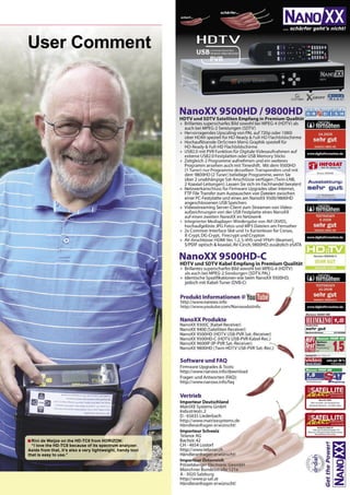 User Comment




■ Rini de Weijze on the HD-TC8 from HORIZON:
  “I love the HD-TC8 because of its spectrum analyzer.
Aside from that, it’s also a very lightweight, handy tool
that is easy to use.”
 