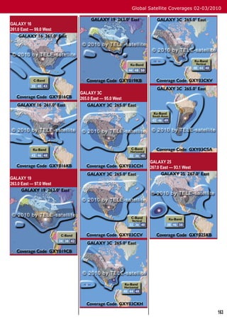 Global Satellite Coverages 02-03/2010


GALAXY 16
261.0 East — 99.0 West




                         GALAXY 3C
                         265.0 East — 95.0 West




                                                         GALAXY 25
                                                         267.0 East — 93.1 West

GALAXY 19
263.0 East — 97.0 West




                                                                                     163
 