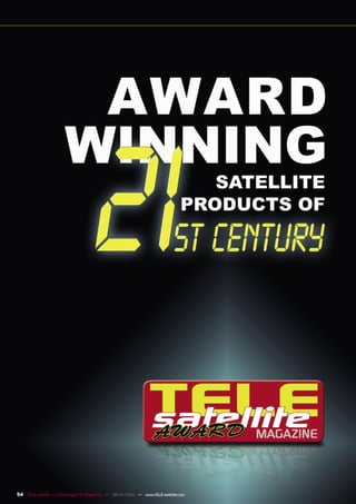 54 TELE-satellite — Global Digital TV Magazine — 06-07/2010 — www.TELE-satellite.com
 