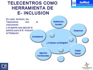 Presentación Telecentros guatemala