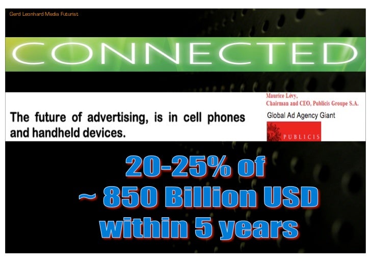 Gerd Leonhard Media Futurist
 