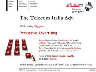 Telecom Italia Advertising
