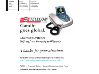 Telecom Italia Advertising