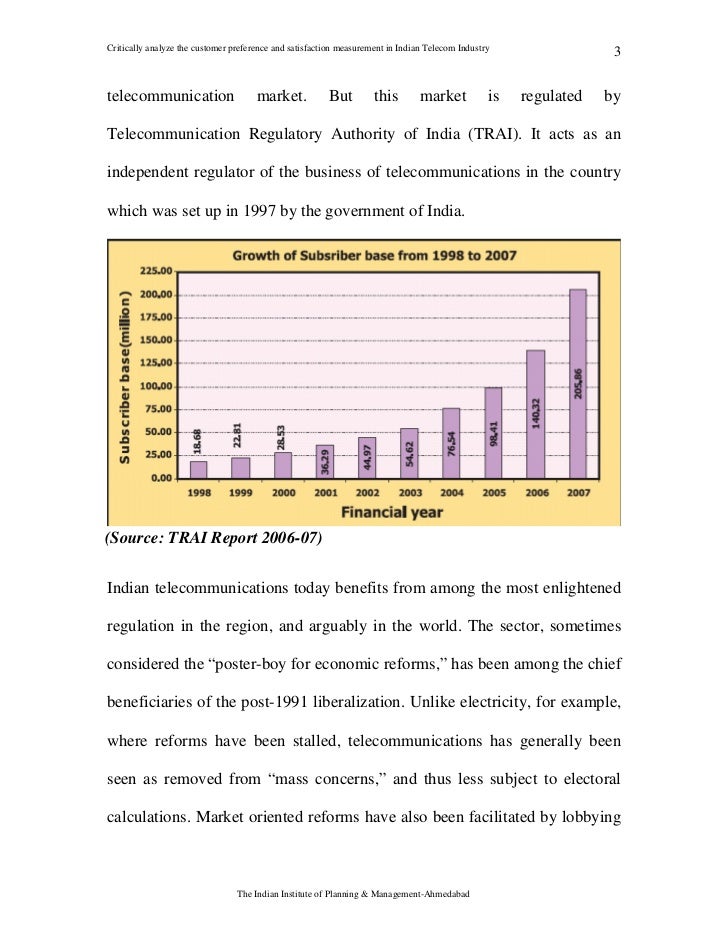 Dissertation on telecom sector