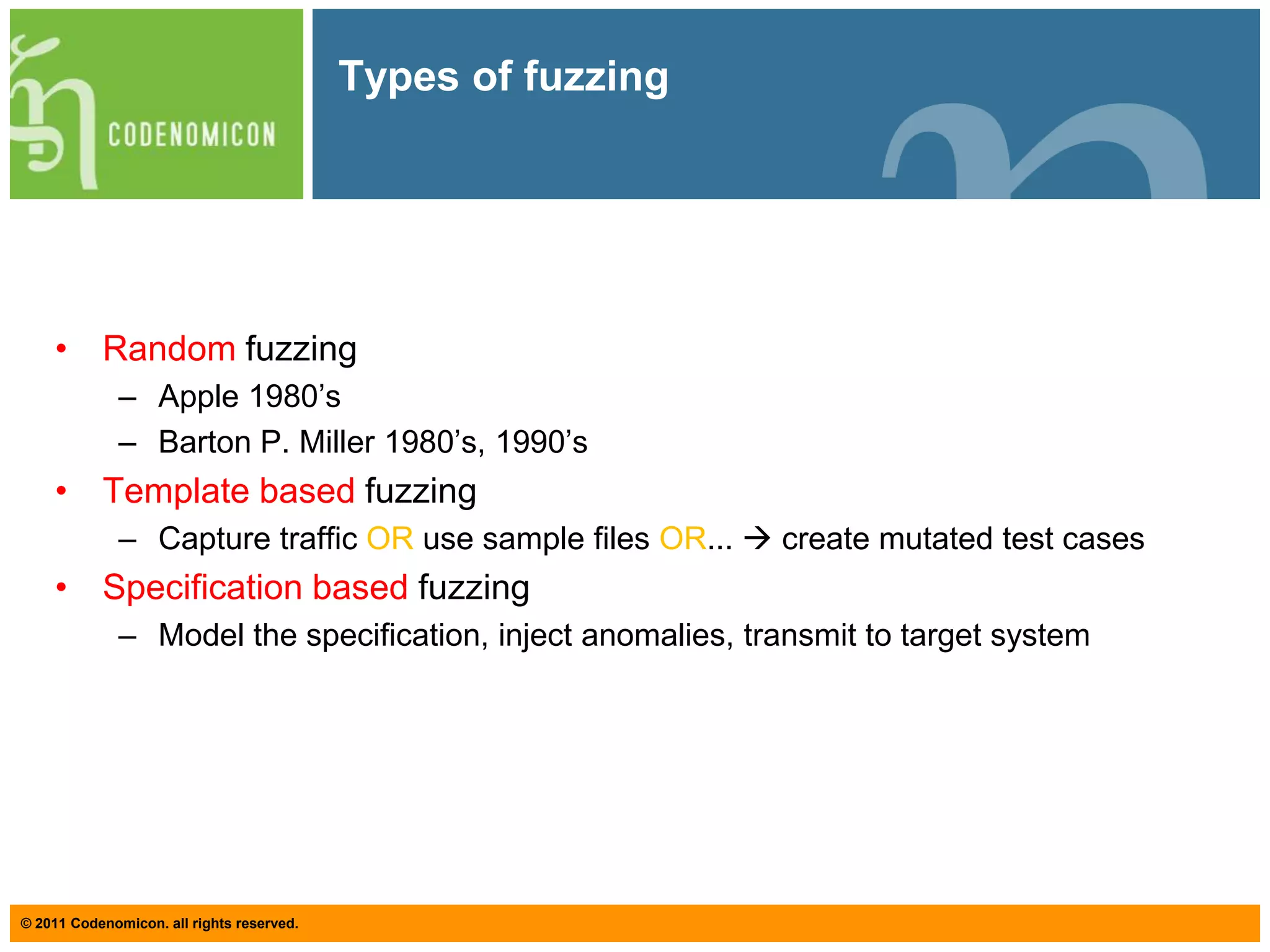 Specification vs. implementation