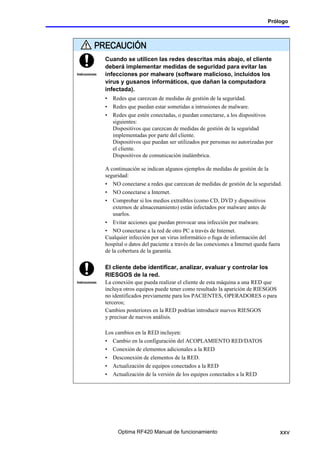 Optima Rf420 Radiologia manual de uso de operador telecomandada | PDF