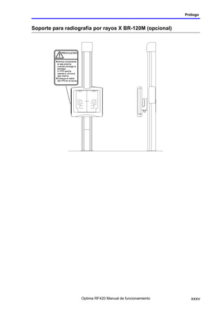Optima Rf420 Radiologia manual de uso de operador telecomandada | PDF