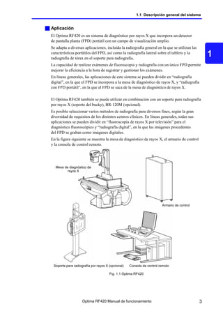 Optima Rf420 Radiologia manual de uso de operador telecomandada | PDF