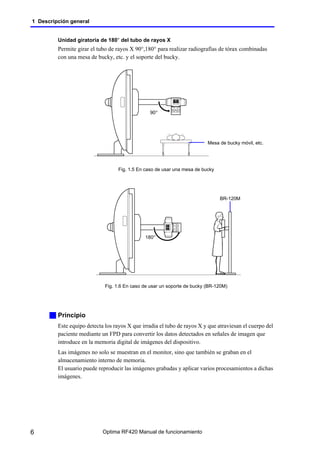 Optima Rf420 Radiologia manual de uso de operador telecomandada | PDF