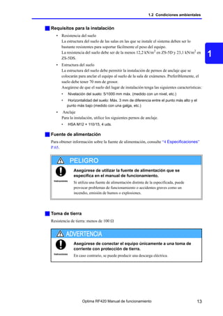 Optima Rf420 Radiologia manual de uso de operador telecomandada | PDF