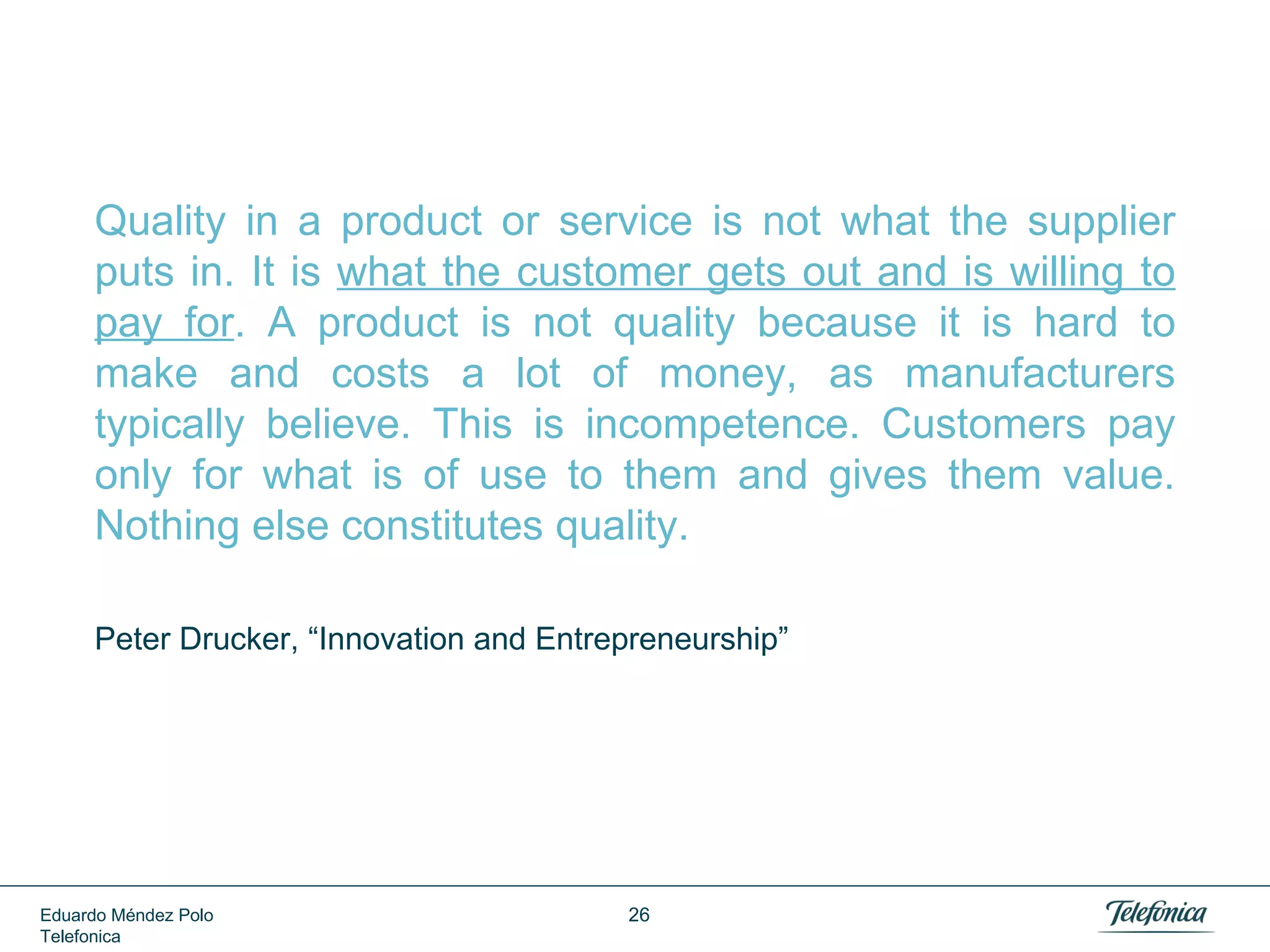 Cloud Dimensions

Source: open cloud manifesto
Eduardo Méndez Polo
Telefonica

26

 
