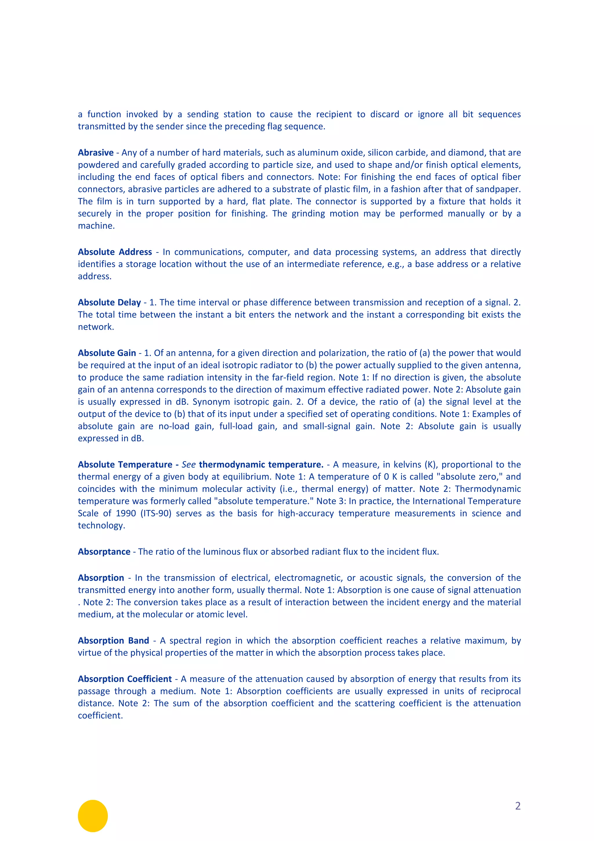 Telecom dictionary | PDF