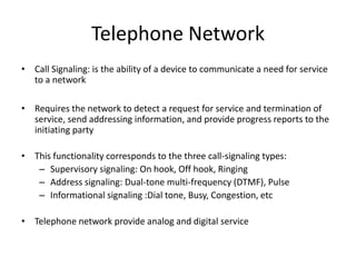 Signalling Telephony Telecom domain presentation_v1.0 | PPTX