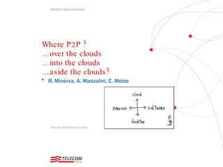 Where P2P ? … over the clouds … into the clouds … aside the clouds?  ,[object Object]