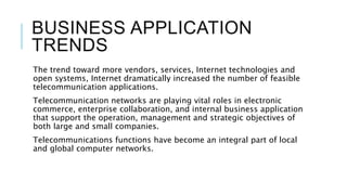 Telecommunication and network | PPTX