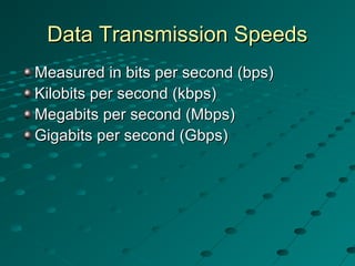 Telecommunication and networks | PPT