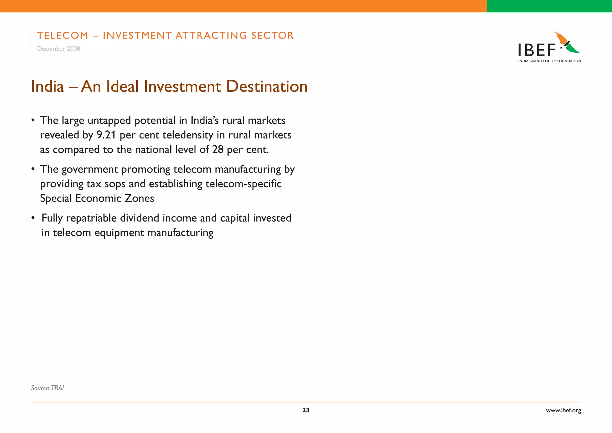Indian Telecom Industry Presentation 060109