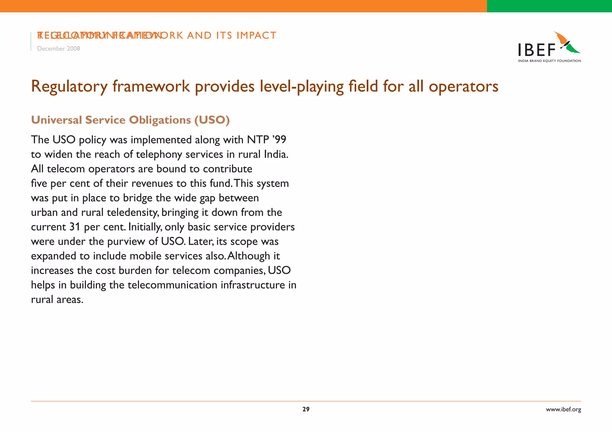 Indian Telecom Industry Presentation 060109