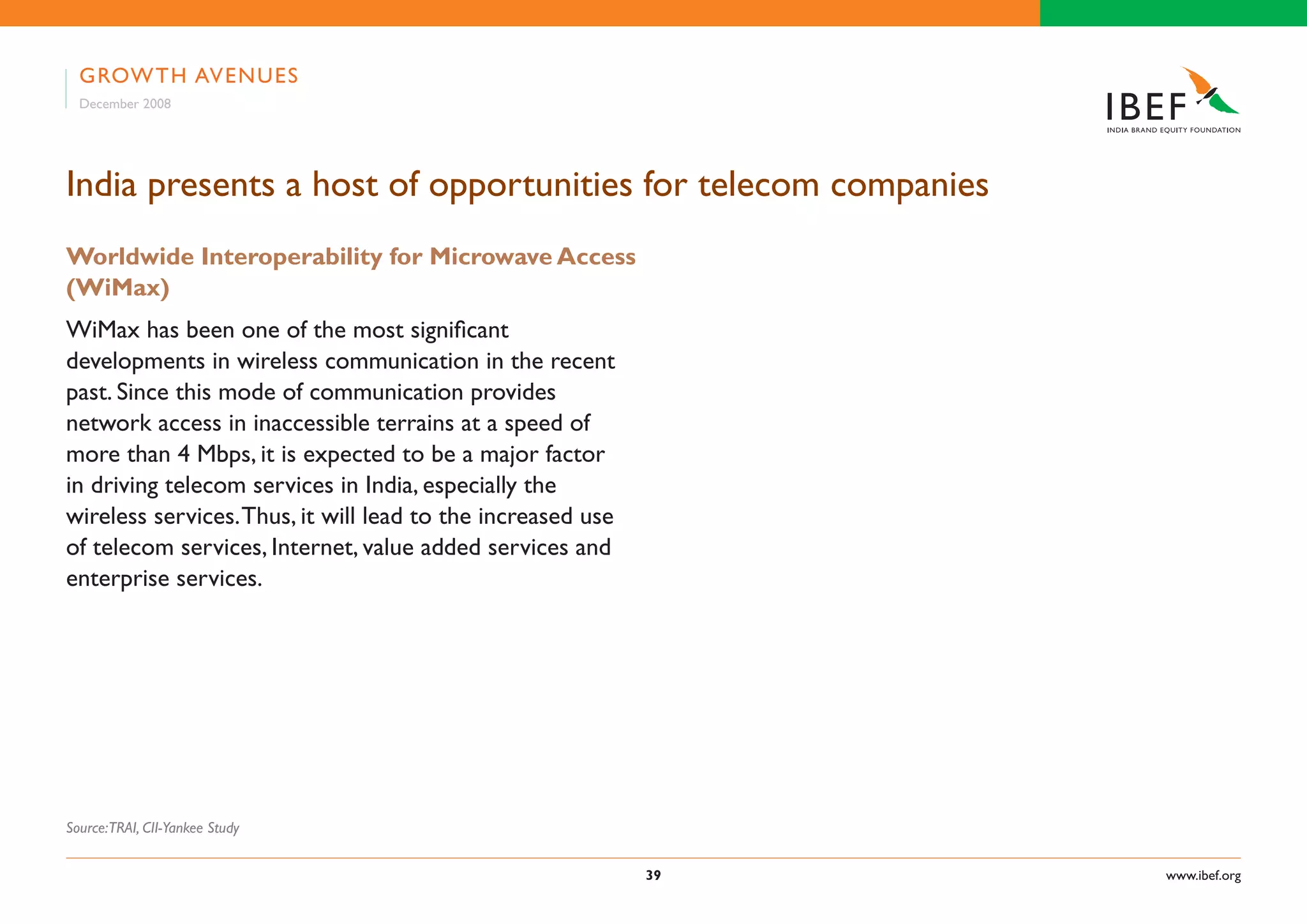 Indian Telecom Industry Presentation 060109