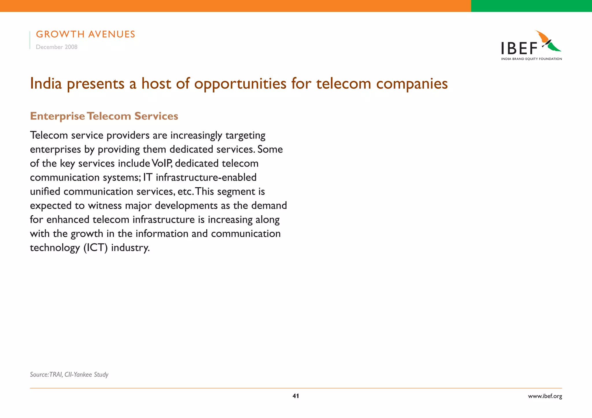 Indian Telecom Industry Presentation 060109