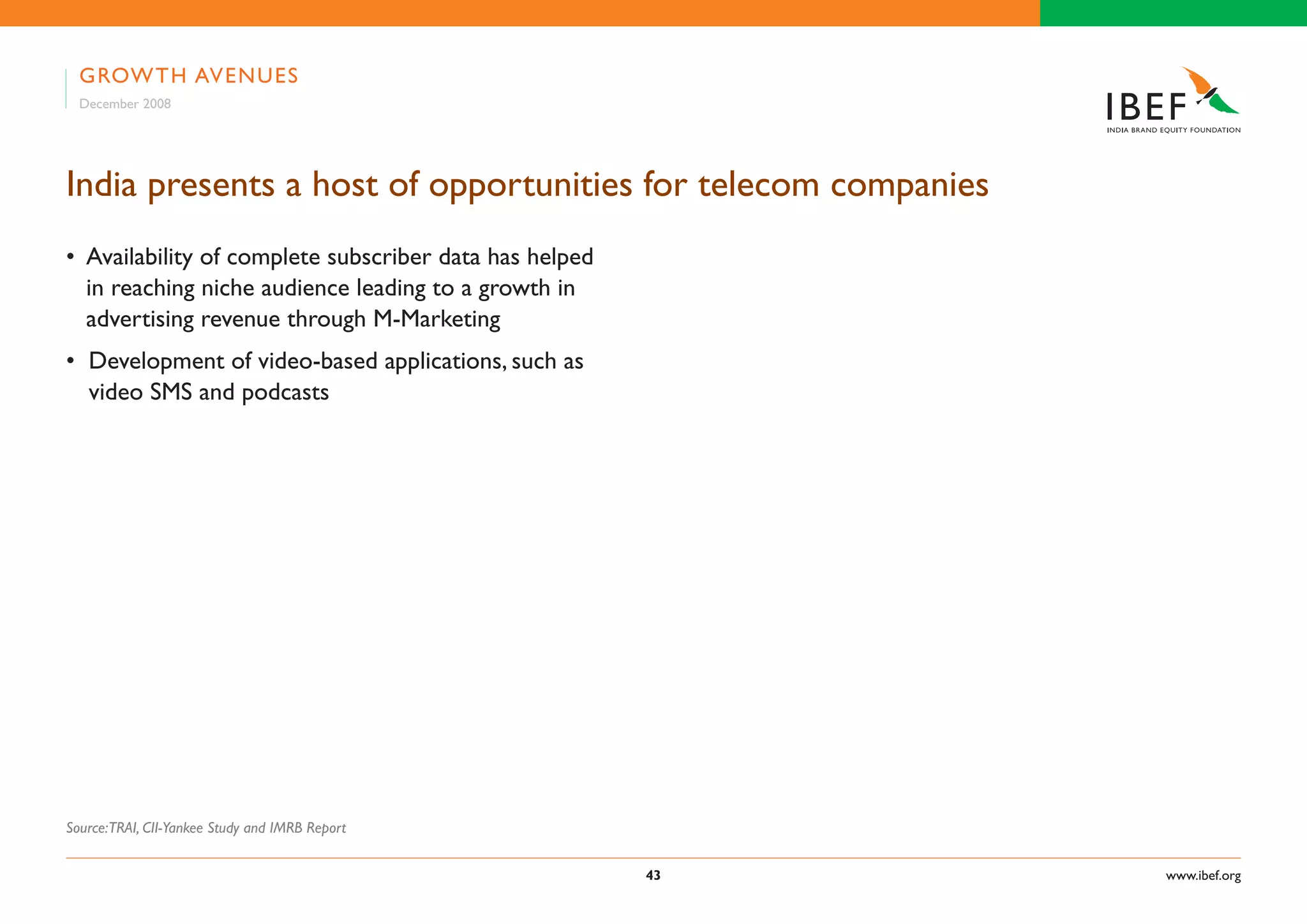 Indian Telecom Industry Presentation 060109