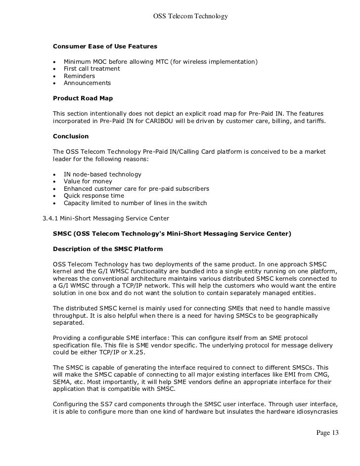 telecommunication business plan example