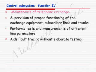 Telecommunication switching system | PDF