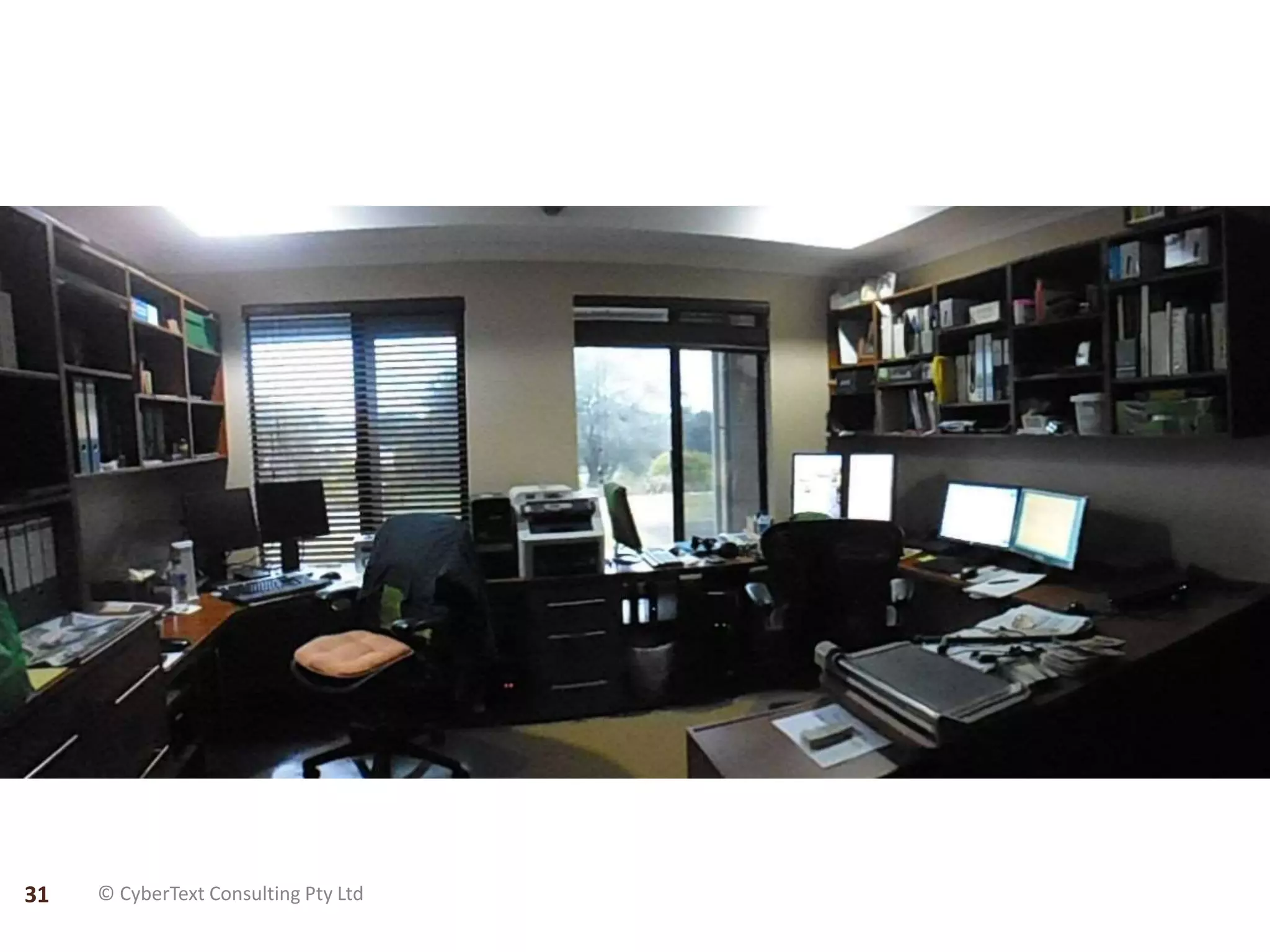 © CyberText Consulting Pty Ltd31
 