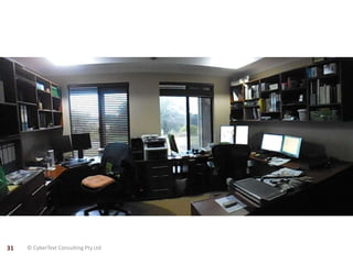 © CyberText Consulting Pty Ltd31
 
