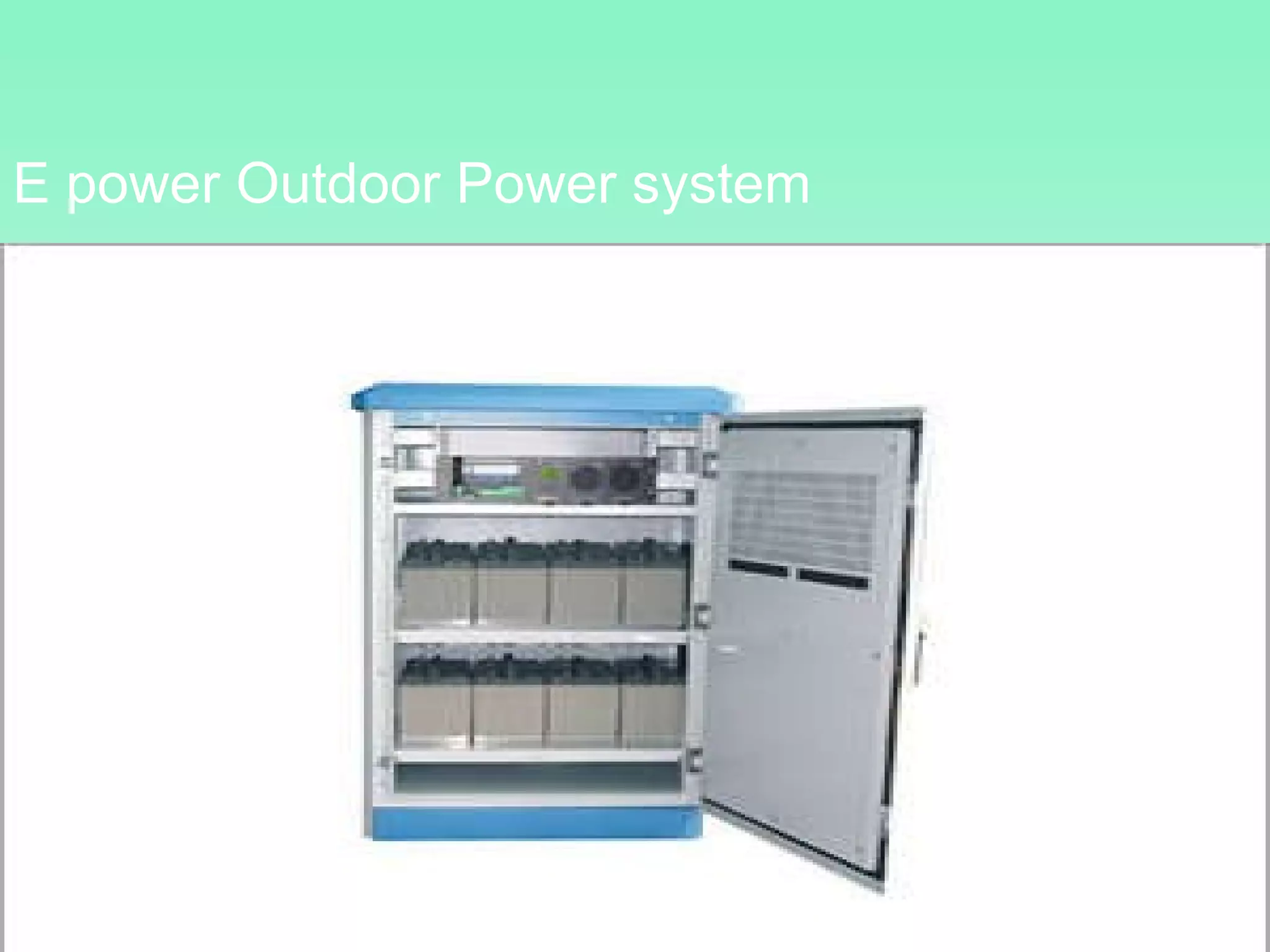 Bullets Bullets Bullets E power Outdoor Power system  