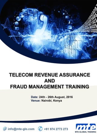 Training -- Revenue And Fraud Management 2016