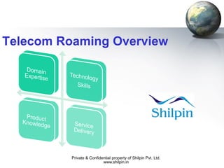 Telecom Roaming Overview

Private & Confidential property of Shilpin Pvt. Ltd.
www.shilpin.in

 