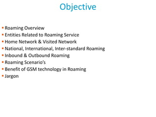 Telecom Roaming Overview | PDF