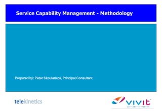 Service Capability Management - Methodology




Prepared by: Peter Skoularikos, Principal Consultant
 