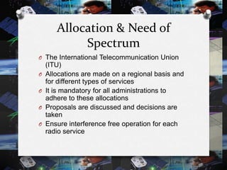 Telecom & spectrum presentation | PPT