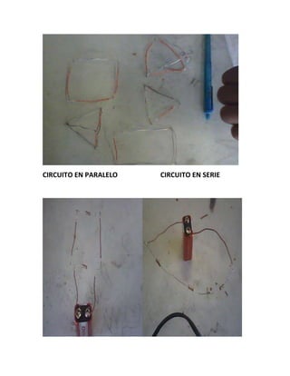 CIRCUITO EN PARALELO CIRCUITO EN SERIE 
 
