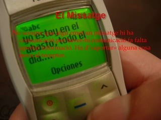 No sempre que algú emet un missatge hi ha
  comunicació,per haver-hi comunicació fa falta
  aportar informació. Ha d’«aportar» alguna cosa
  nova al receptor.
 