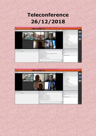 Teleconference
26/12/2018
 