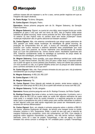 Teleconferência 3T05