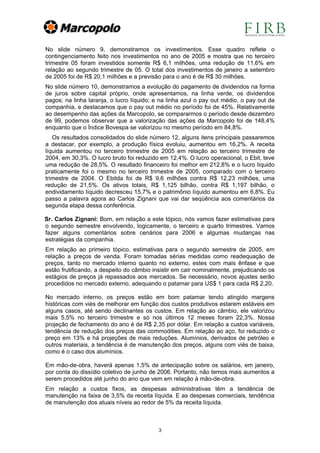 Teleconferência 3T05