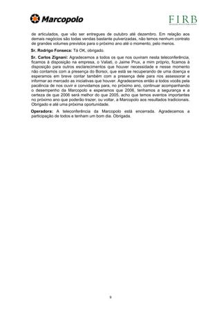 Teleconferência 3T05