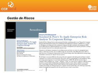 Gestão de Riscos
 