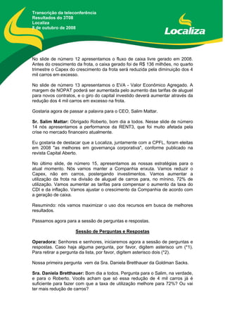 TeleconferêNciade Resultados3 T08