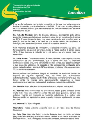 TeleconferêNciade Resultados3 T08