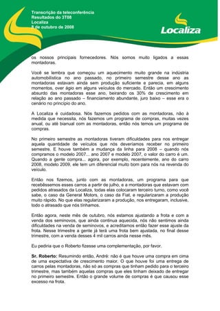 TeleconferêNciade Resultados3 T08