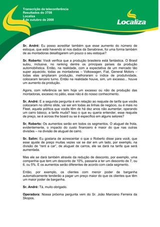 TeleconferêNciade Resultados3 T08